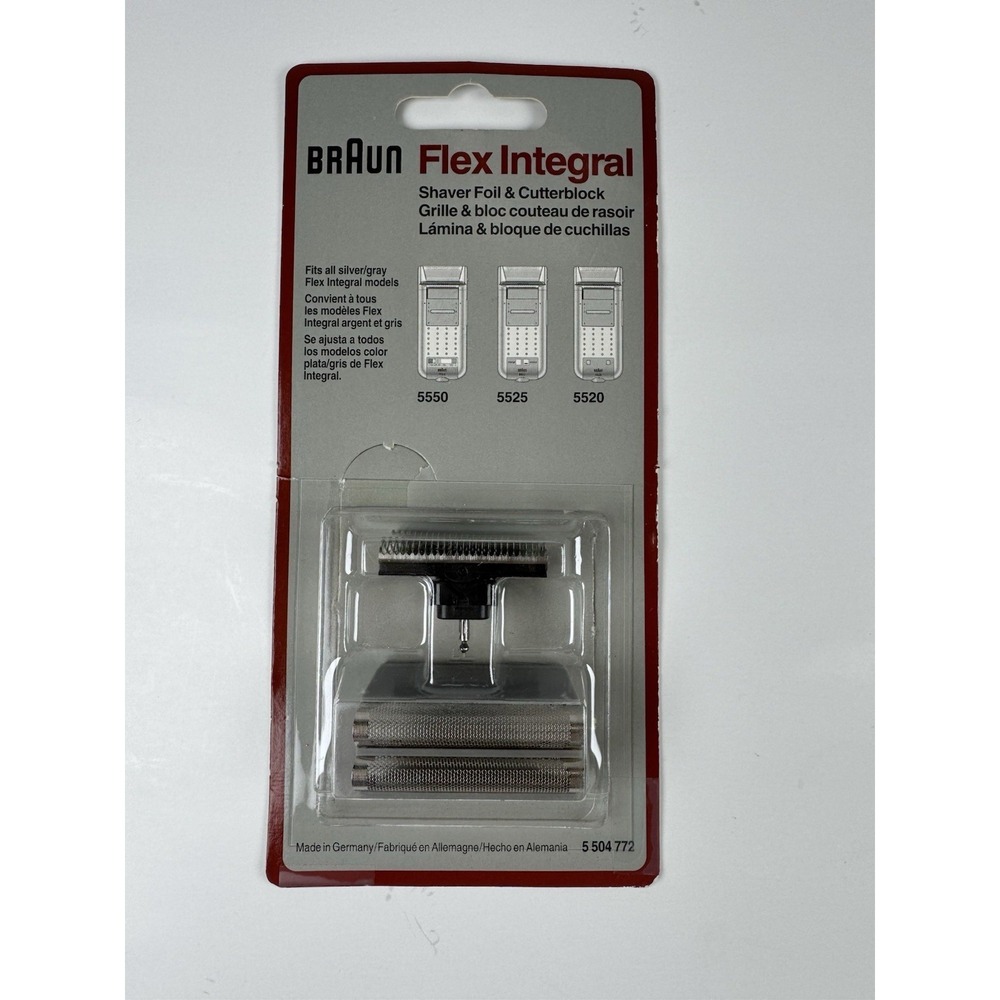 Braun Flex‎ Integral Shaver Cutterblock 5550, 5525, 5520- Serie 5505/5504/5503